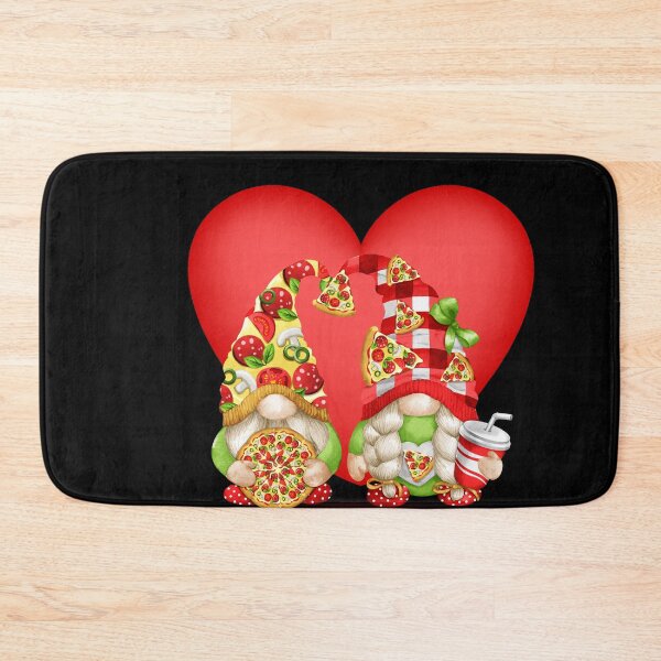Item preview, Better together! Pizza is my Valentine- gnome valentine- Good people eat good pizza designed and sold by Mumzy2many.