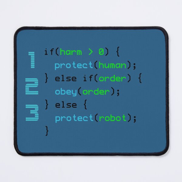 Item preview, 3 Laws of Robotics designed and sold by SuperheroSuite.