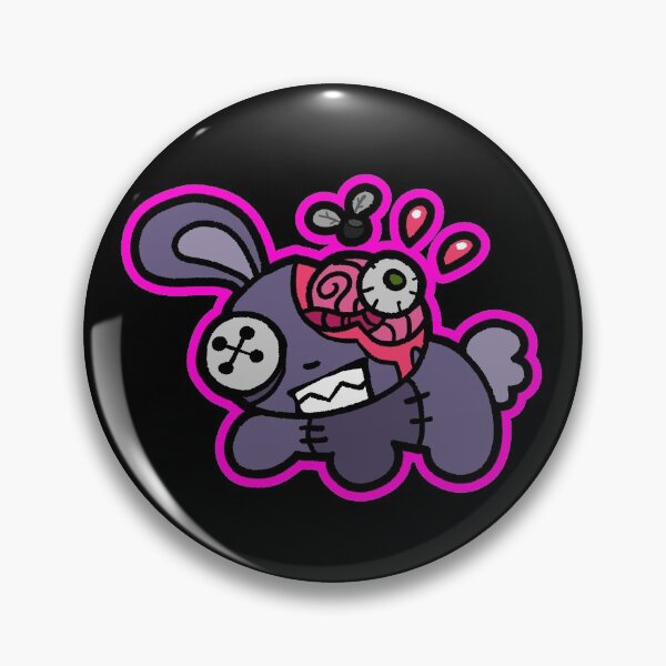 Item preview, Zombie Bunny Plushie (purple border) designed and sold by dogbuoy.
