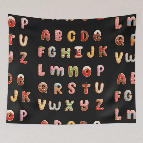 Item preview, Alphabet Cookies Sticker Bundle Pack, Sweet Cookies Letter  designed and sold by DearSunny.