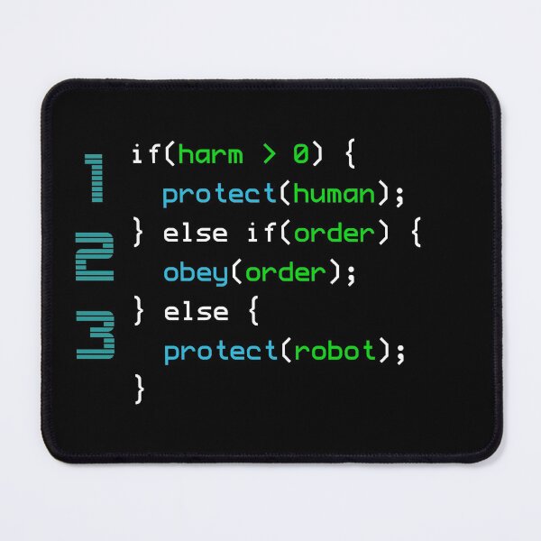 Item preview, 3 Laws of Robotics designed and sold by SuperheroSuite.