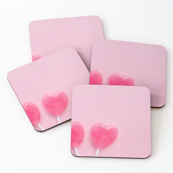 Item preview, Pink Valentine Candy Heart Lollipops designed and sold by newburyboutique.