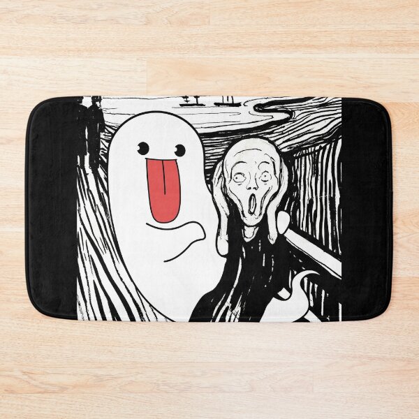 Item preview, Boogie Chum Chum Met The Screm Black And White Expression Art Chumy Funny Crazy Meme designed and sold by ShumShumShop.