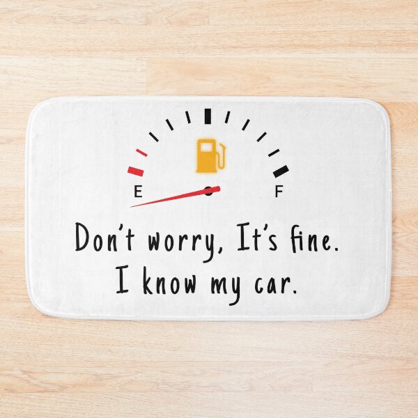 Item preview, gas light, low fuel, my car design designed and sold by Dougbevisualprints.
