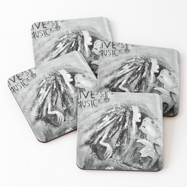 Item preview, BW Live Music Abstract designed and sold by Marianne Madson.