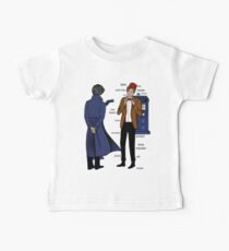Sherlock meets the Doctor Baby Tee