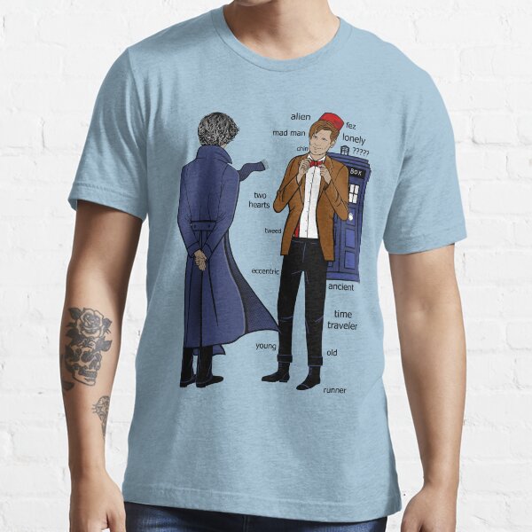 Sherlock meets the Doctor Essential T-Shirt