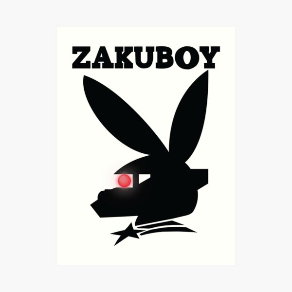 ZAKUBOY - Black Art Print