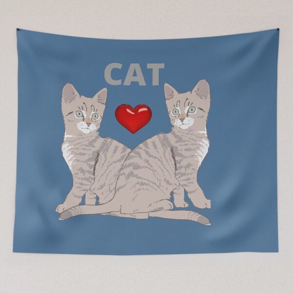 Item preview, cat love designed and sold by MindsetDesign.
