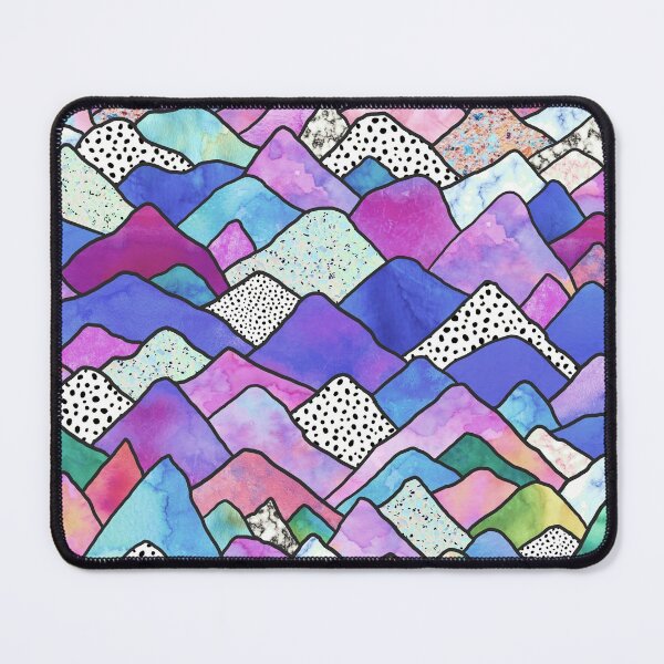 Item preview, Mountains Dreams - Vivid Purples  designed and sold by maryedenoa.