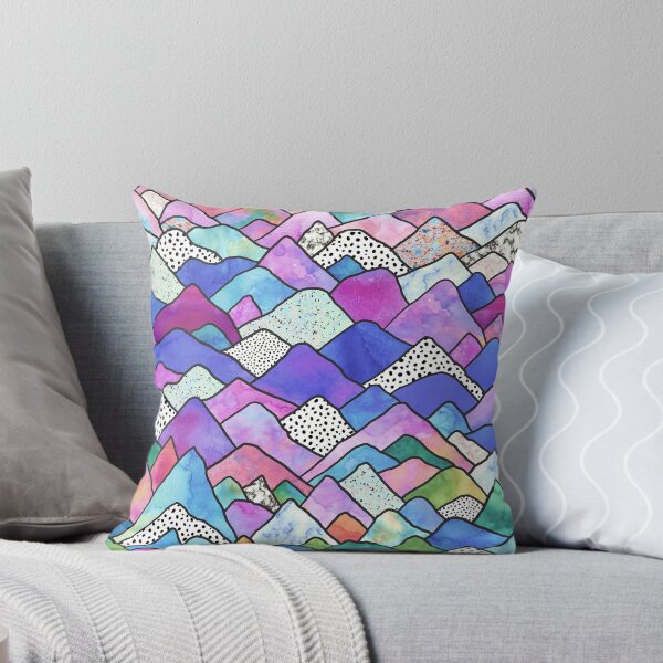 Item preview, Mountains Dreams - Vivid Purples  designed and sold by maryedenoa.