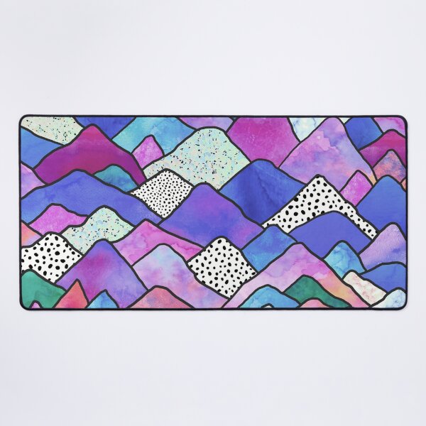Item preview, Mountains Dreams - Vivid Purples designed and sold by maryedenoa.