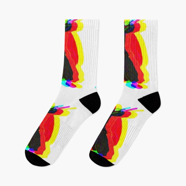Item preview, Neon Glitch Ninja Design Pattern designed and sold by TheHappyK.