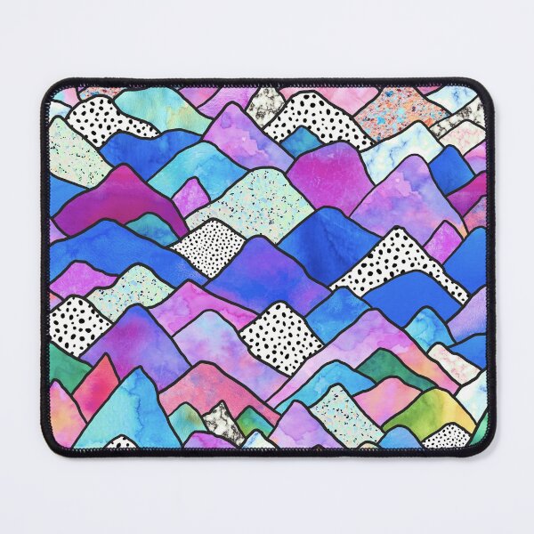 Item preview, Mountains Dreams - Vivid Blues designed and sold by maryedenoa.