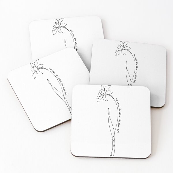Item preview, Lumineers Flower Line Art designed and sold by Jadynpreslee.
