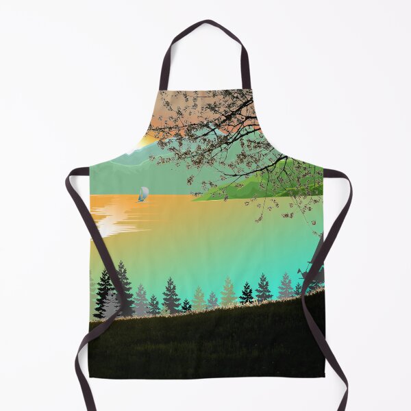 Item preview, Sailing Life Lake Sunset Scenery designed and sold by my-green-gecko.