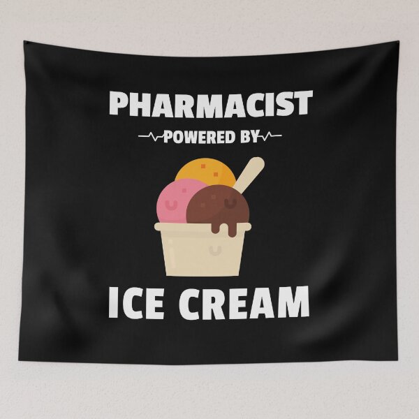 Item preview, Pharmacist Powered By Ice Cream  Shirt designed and sold by zoonix.