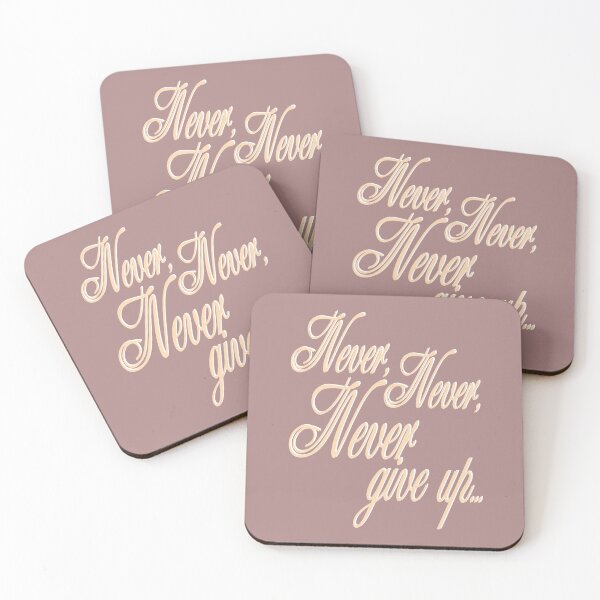 Item preview, Never give up designed and sold by MKBL.