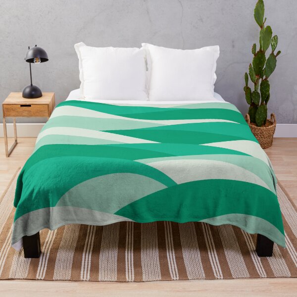 Item preview, Desert Dune, Abstract Pattern #6 Light Green designed and sold by bubblyshades.
