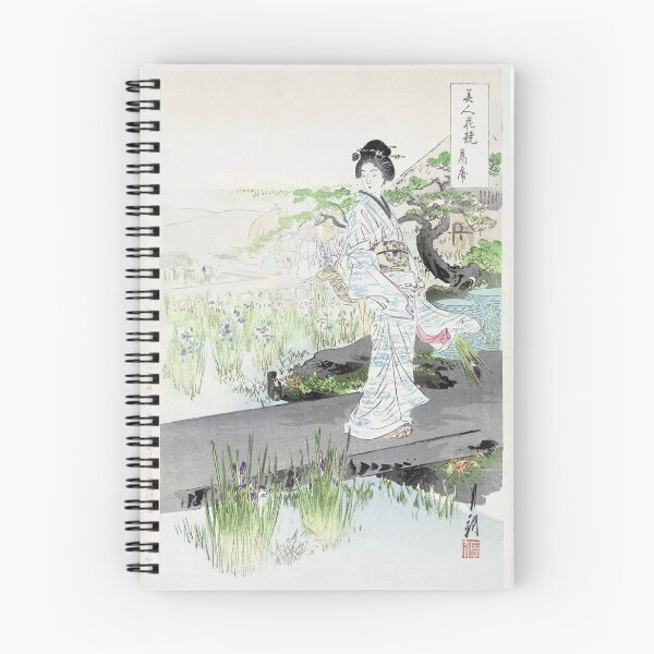 Item preview, Iris Garden (1887–1896) by Ogata Gekko. designed and sold by UnicornFlamingo.