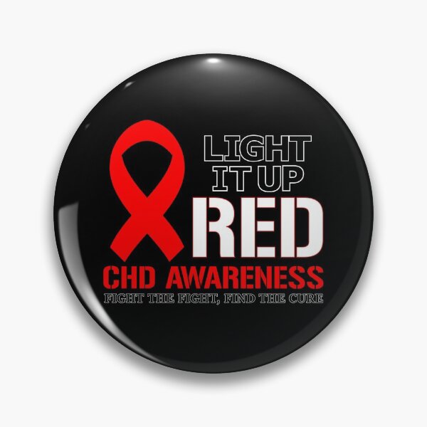 Item preview, CHD Awareness - Light It Up RED designed and sold by OverbeeDesigns.