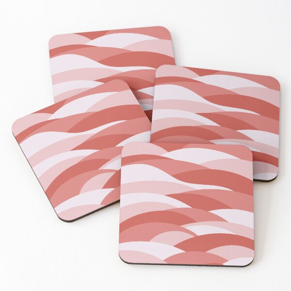 Item preview, Desert Dune, Abstract Pattern #7 Light Red designed and sold by bubblyshades.