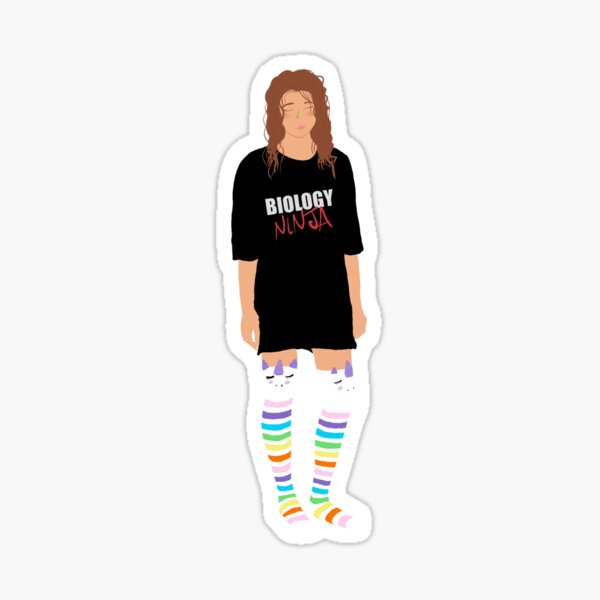 Vista previa del artículo con la obra «Love hypothesis oliva biología camisa ninja calcetines de unicornio», diseñado y vendido por kmamarra.