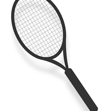 Artwork thumbnail, Tennis Racket Patterned by PharrisArt