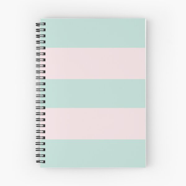 Item preview, Large PALE PINK and MINT GREEN Horizontal STRIPES designed and sold by RachelMacht.