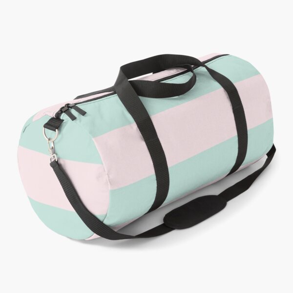 Item preview, Large PALE PINK and MINT GREEN Horizontal STRIPES designed and sold by RachelMacht.