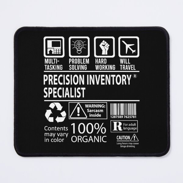 Item preview, Precision Inventory Specialist T Shirt - MultiTasking Certified Job Gift Item Tee designed and sold by sabinacsnm.