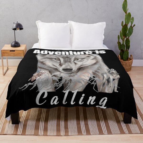 Item preview, Timber Wolf - Adventure is calling designed and sold by BronikowskiART.