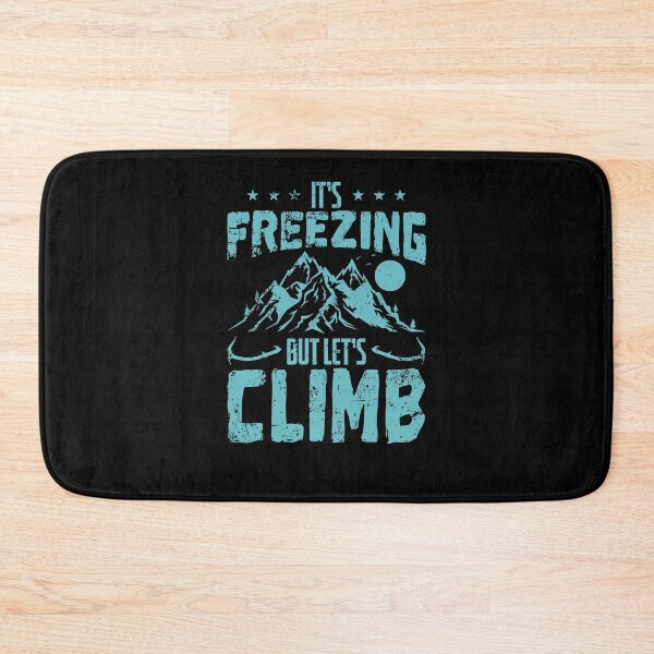 Item preview, It's Freezing but let's climb Ice Climbing designed and sold by dieEinsteiger.