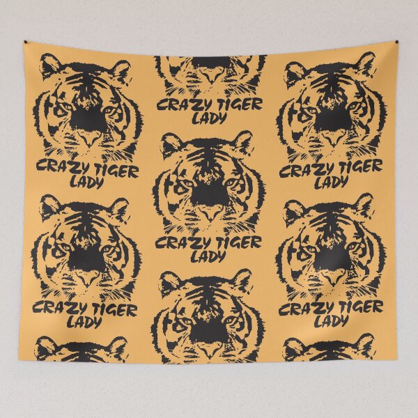 Item preview, Crazy tiger lady (rough) designed and sold by jazzydevil.