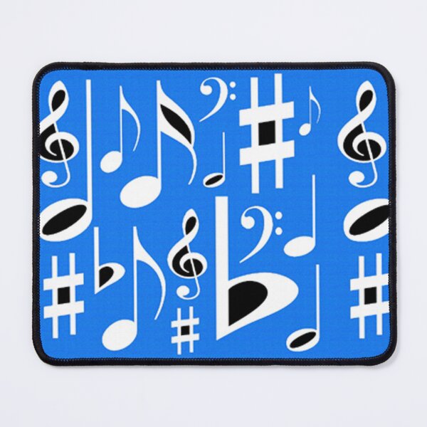 Item preview, Music Notes Blue Retro Design designed and sold by SillaHoekstra.