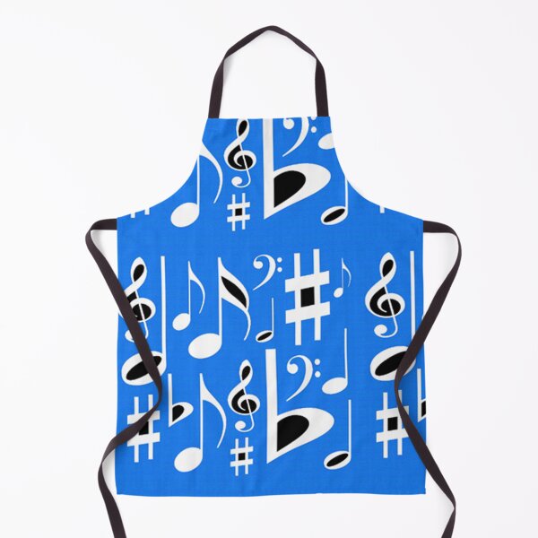 Item preview, Music Notes Blue Retro Design designed and sold by SillaHoekstra.