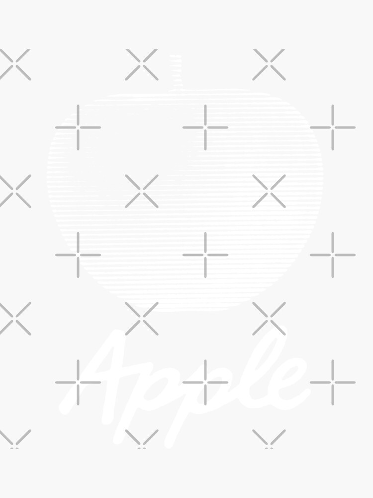 "Apple Records white label linear logo" Sticker for Sale by earcandy