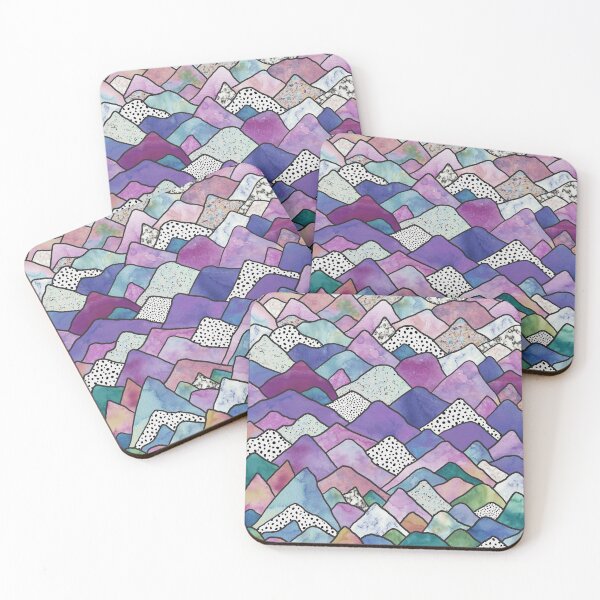 Item preview, Mountains Dreams - Pinks & Purples II designed and sold by maryedenoa.