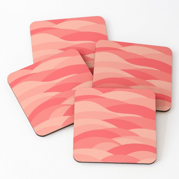Item preview, Desert Dune, Abstract Pattern #10 Fluorescent Coral designed and sold by bubblyshades.