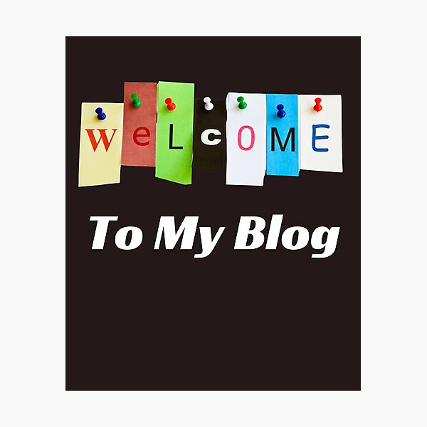 Item preview,  welcome to my blog designed and sold by ghadirjo.