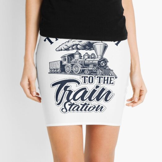 Item preview, Take him to the train station - Steam Train lover gift designed and sold by EtalerHollow.