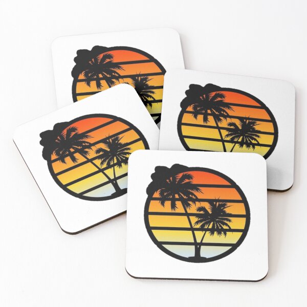 Item preview, Tropical sunset palm tree paradise designed and sold by Alexandra Designer.