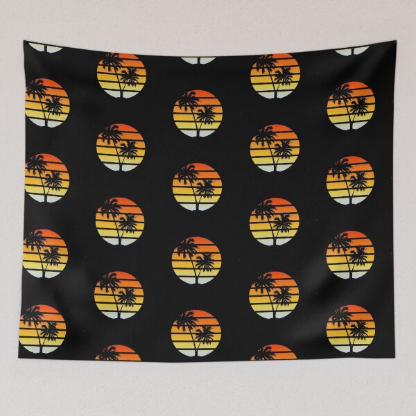 Item preview, Tropical sunset palm tree paradise designed and sold by Alexandra Designer.