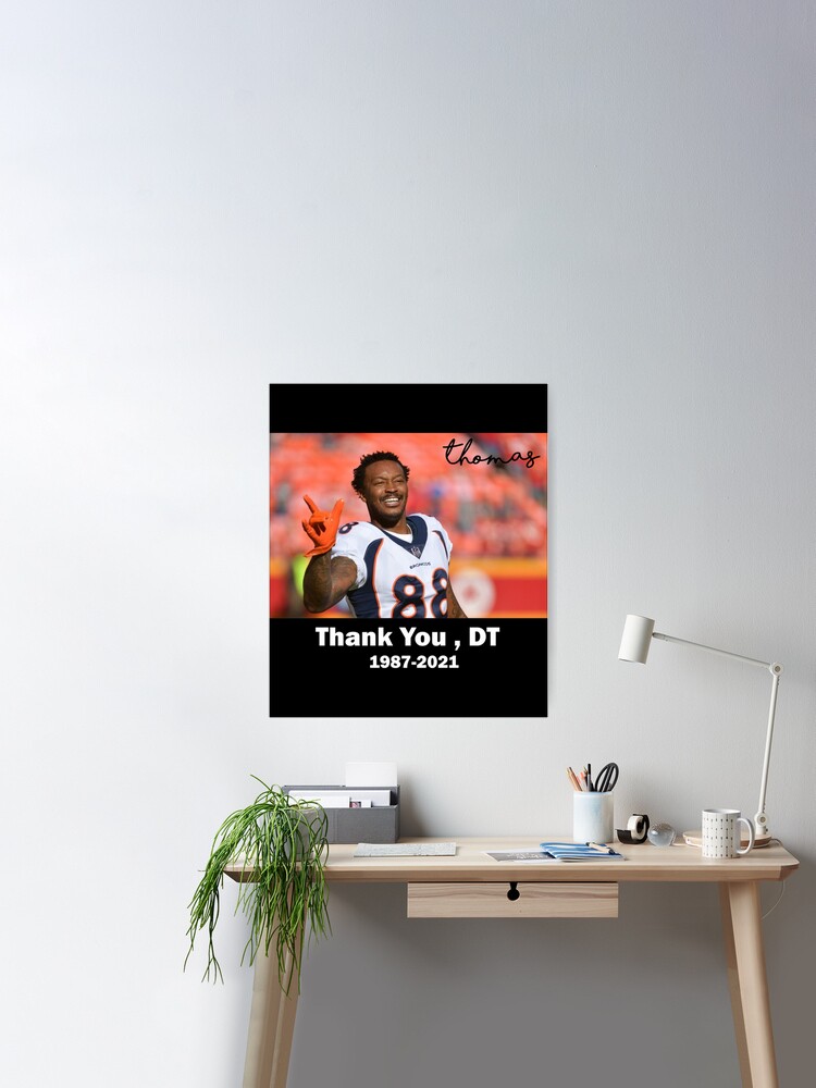 Fan Art Poster Demaryius Thomas Denver Broncos Poster Wall 