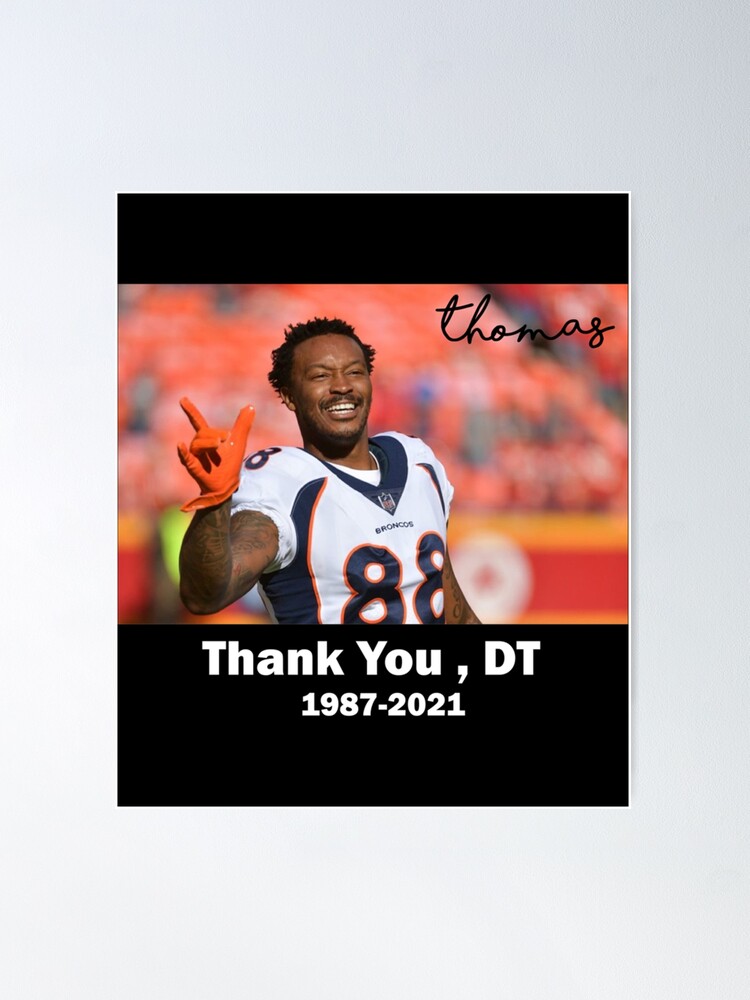 Official 88 Demaryius Thomas Denver Broncos Thank You, DT Shirt