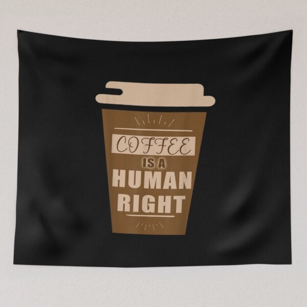 Item preview, Black Coffee Is A Human Right designed and sold by Ala Muk.