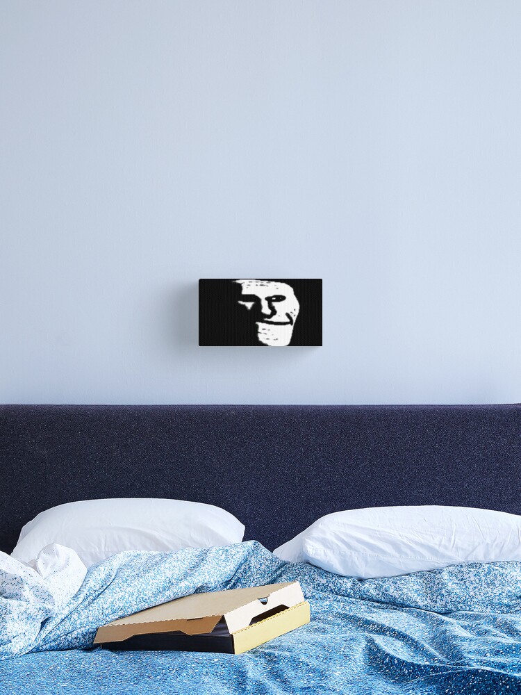 Depressed Sad Troll face MEME | Canvas Print