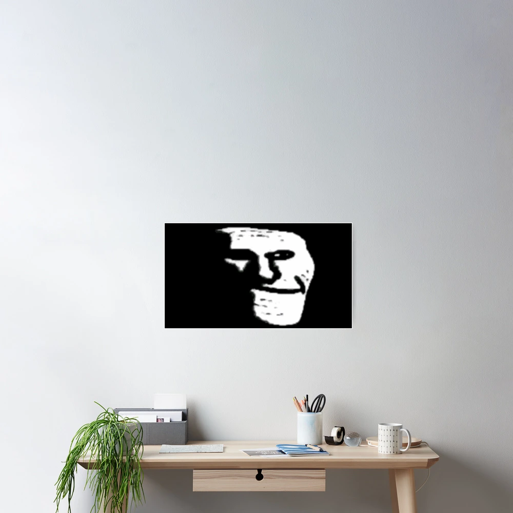 Depressed Sad Troll face MEME | Metal Print