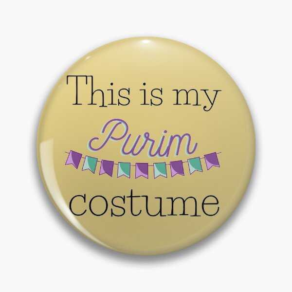 Item preview, This is my Purim costume, funny, Jewish Purim,purple and mint colors, Gift t-shirts, masks designed and sold by Fragrance7.