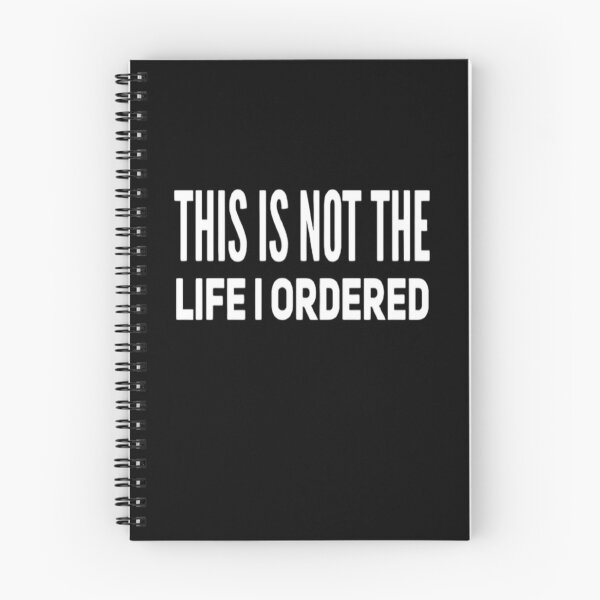 Item preview, This Is Not The Life I Ordered, Funny, Sarcastic, Jokes  designed and sold by Zoo-Moo.